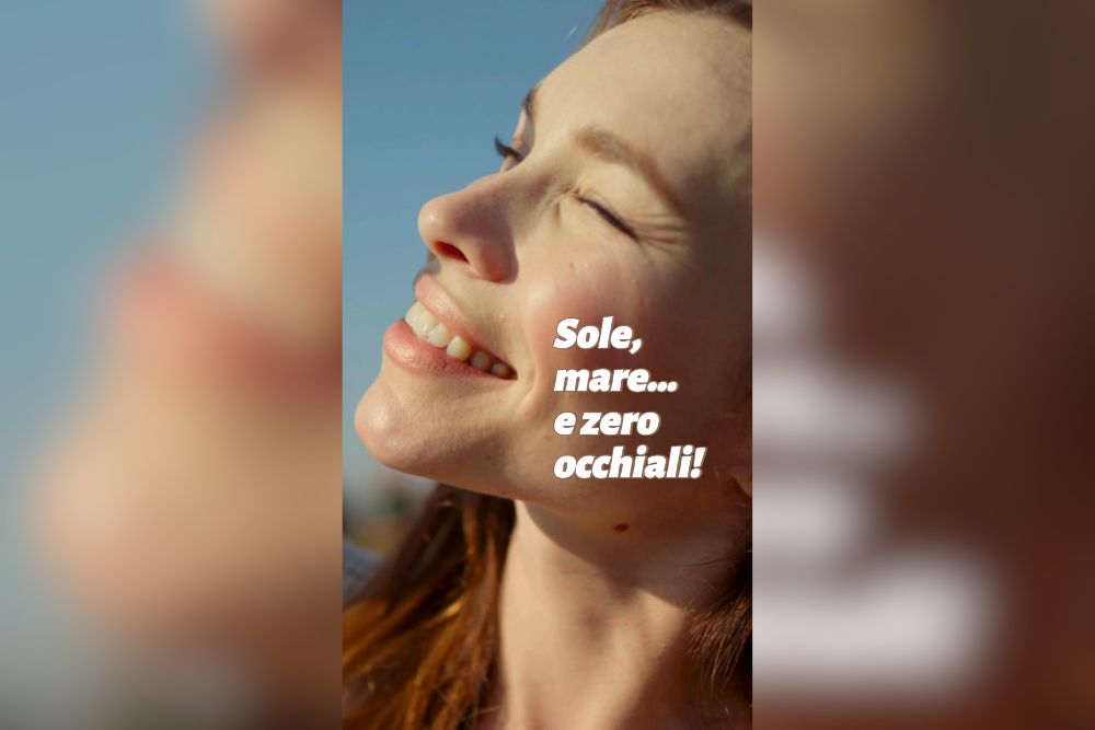 Sole, mare… e zero occhiali
